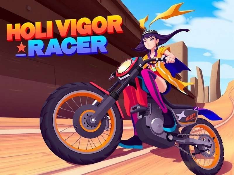 Holi Vigor Racer Game Banner